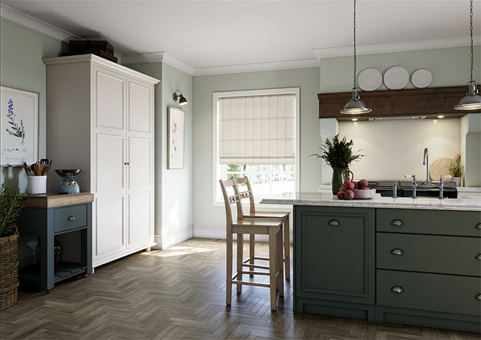 The British Stripe Co. Victoria, Teignbridge No.2 - Twist&Fit Roman Blind - Image 7